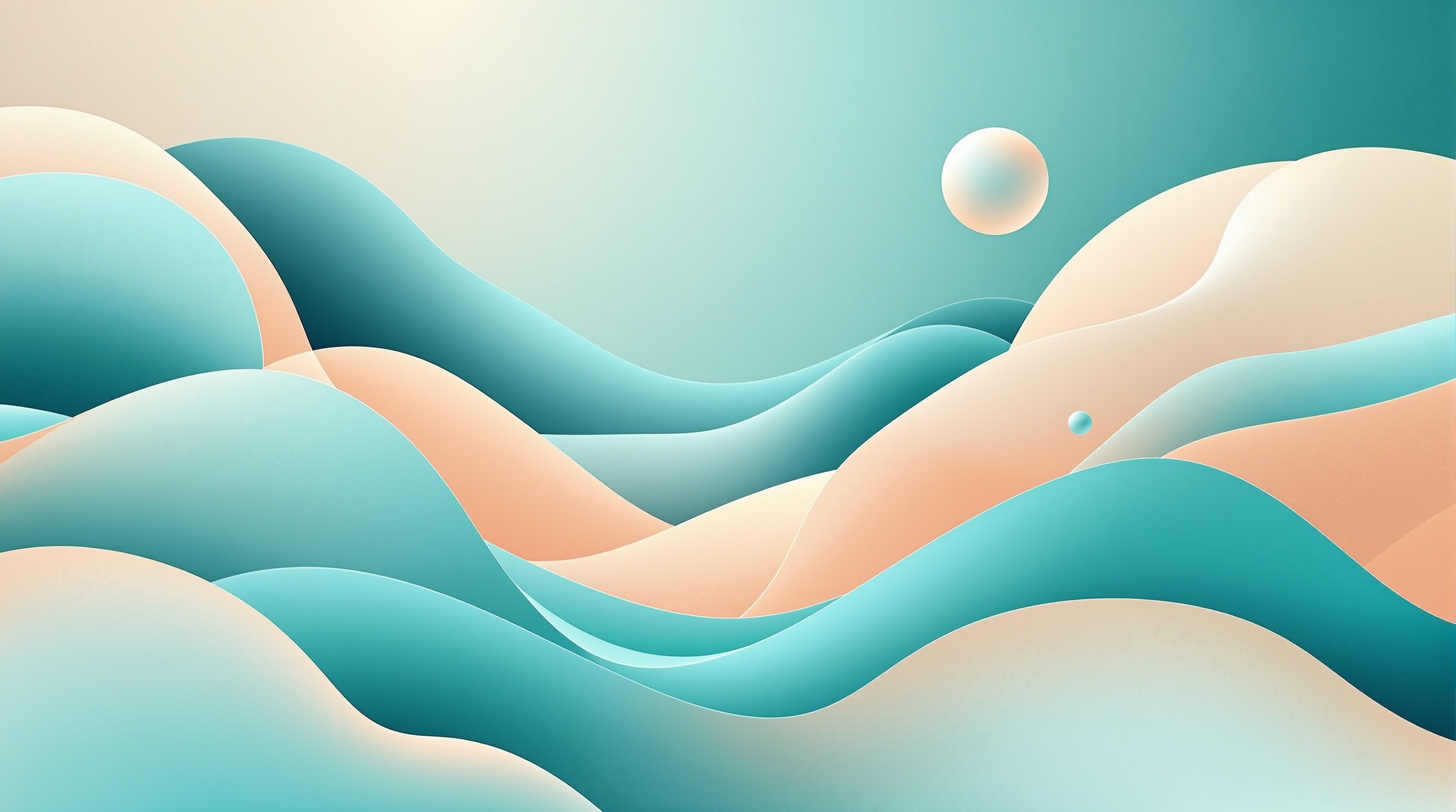 Abstract representation of technology and humanity coming together