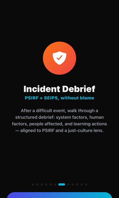 Incident debrief tool