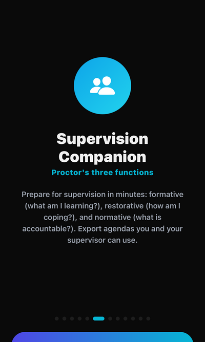 Supervision companion tool
